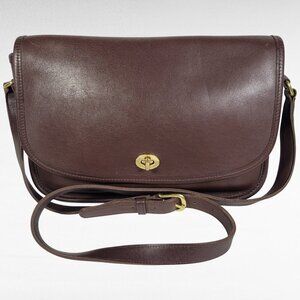 Vintage Coach 9790 City Bag – Mahogany, F82 Creed, Made in Turkey